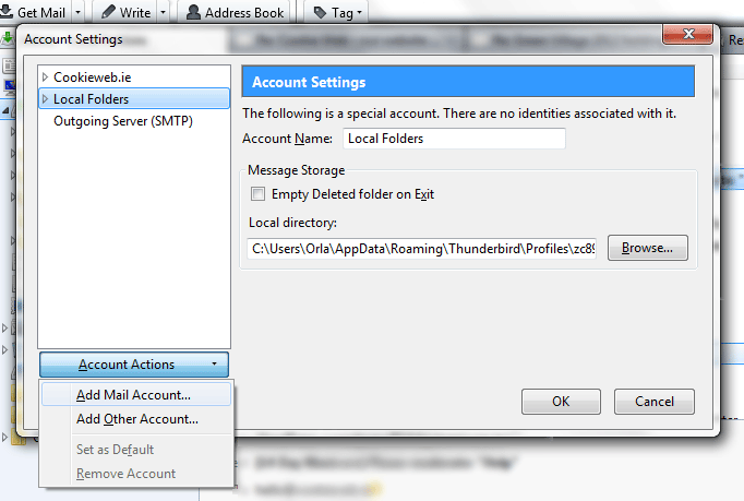 Add Mail Account
