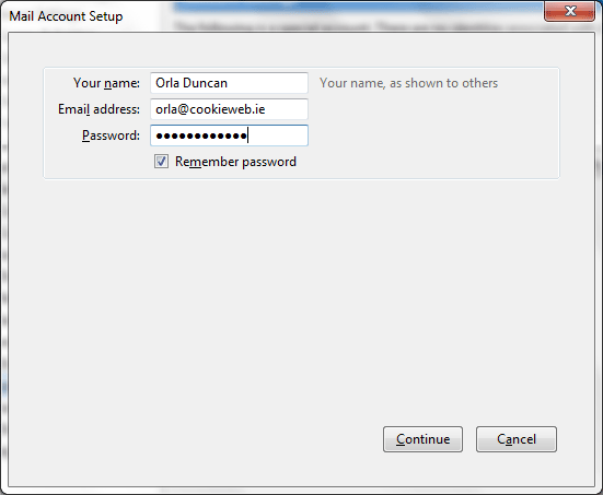 Mail Account Setup