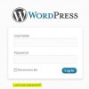 wordpress lost password