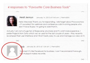 Don't be faceless! Here's how to put a face to your comments