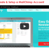mailchimp video - how to create an account